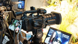 SONY PMW−F3 Inter Beeブースにて SONY PMW−F3 Inter Beeブースにて